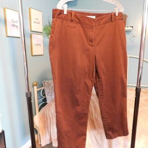 ankle brown pants